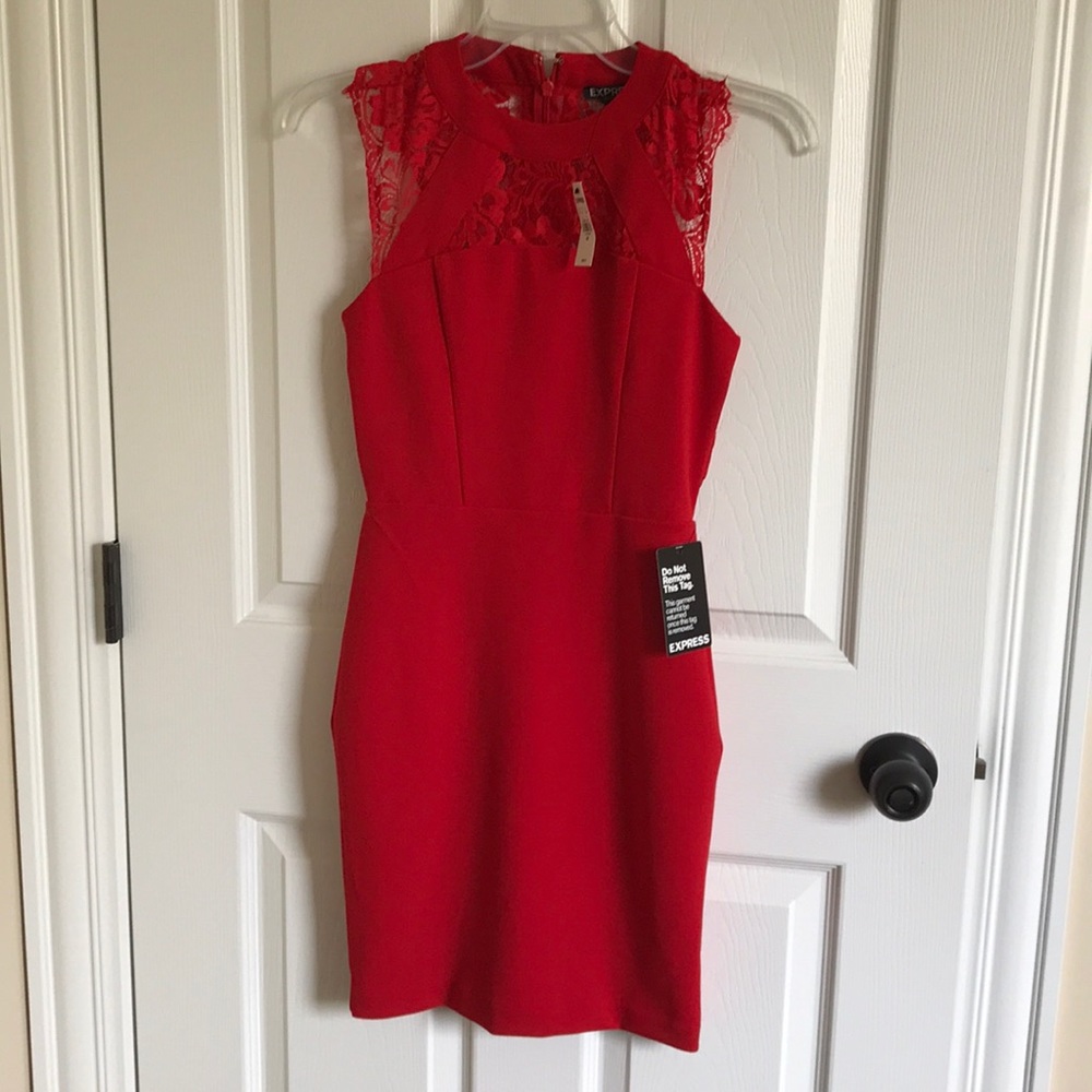 Red express dress